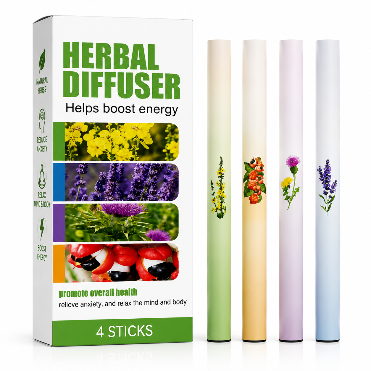 Pack of 4 Herbal Diffuser